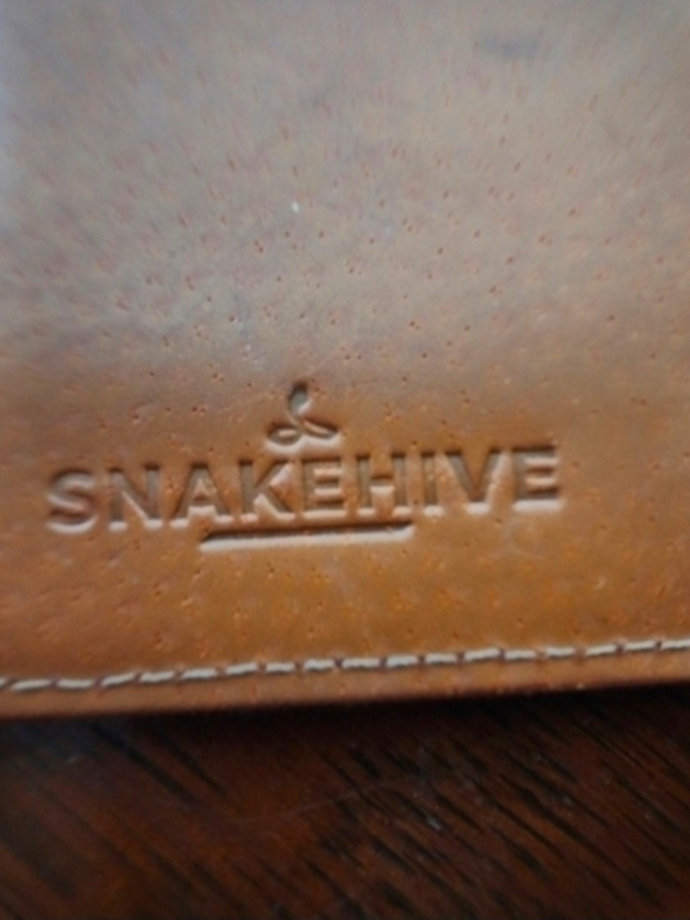 Genuine Leather Folio Wallet Phone Case - SNAKEHIVE Burgundy Leather Galaxy s10 - Picture 7 of 9